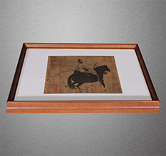 资阳书画装裱配框服务案例